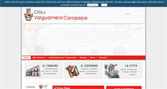 Desktop Screenshot of comune.valguarnera.en.it