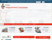 Tablet Screenshot of comune.valguarnera.en.it
